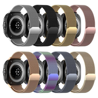 For Samsung Galaxy Watch Ultra 47mm / Ultra 2025 xDfind Milan Magnetic Stainless Steel Watch Band(Rose Pink) by xDfind