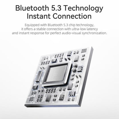 ROCK EB710 RAU0788 Bluetooth 5.3 Wireless Earphones(White) by ROCK