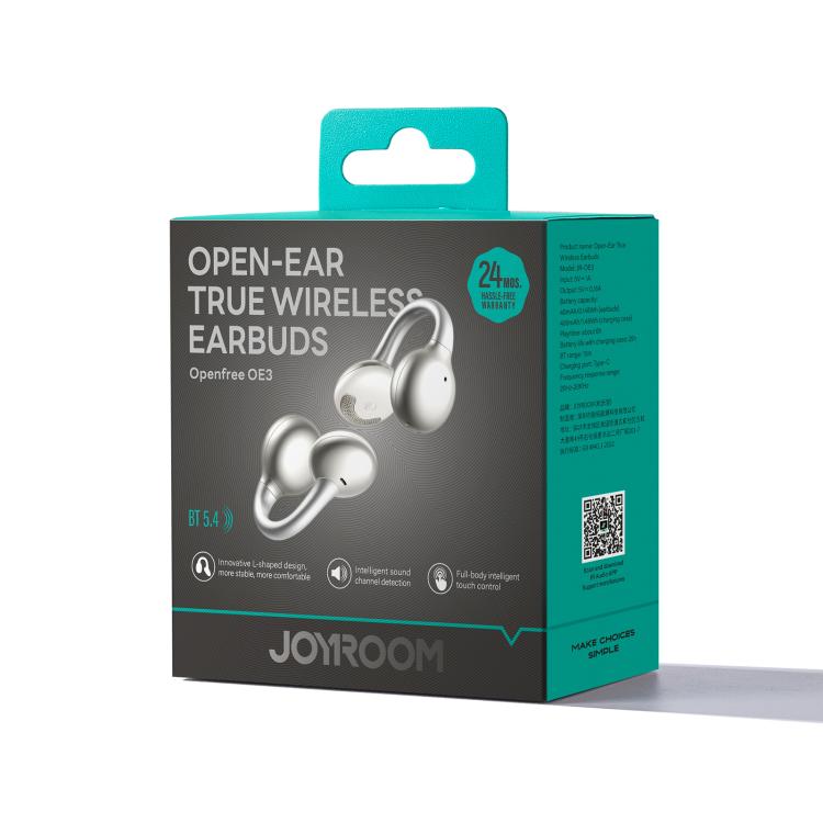JOYROOM Openfree JR-OE3 Open True Wireless Bluetooth Earphone(White) by JOYROOM