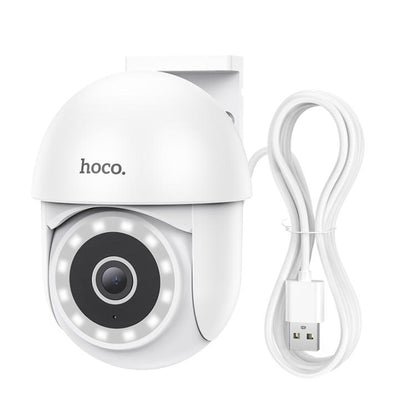 hoco D2 3MP 2.4G WiFi IP65 Outdoor PTZ HD Camera(UK Plug) by hoco