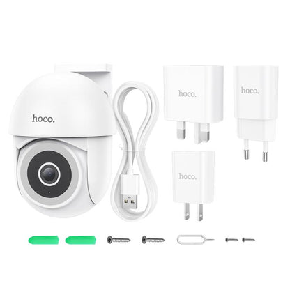 hoco D2 3MP 2.4G WiFi IP65 Outdoor PTZ HD Camera(UK Plug) by hoco