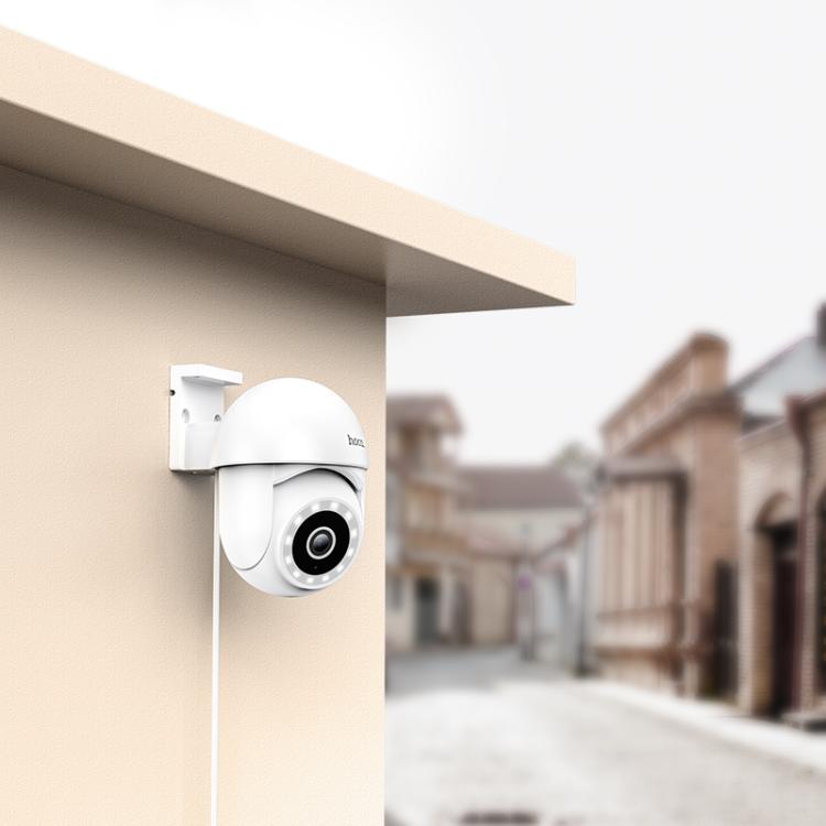 hoco D2 3MP 2.4G WiFi IP65 Outdoor PTZ HD Camera(UK Plug) by hoco