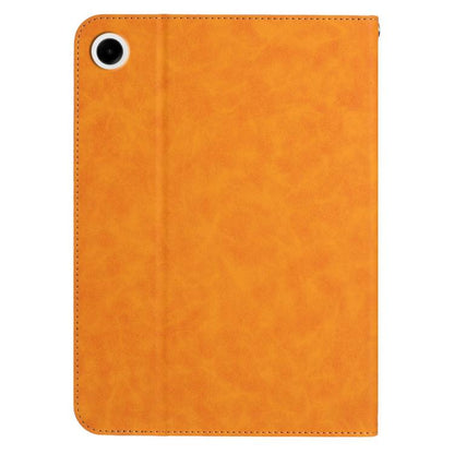 For Samsung Galaxy Tab A11 / A9 Multifunctional Wristband Leather Tablet Case(Yellow) by bashfashion
