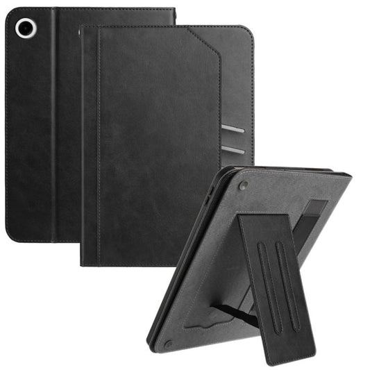 For Samsung Galaxy Tab A11 / A9 Multifunctional Wristband Leather Tablet Case(Black) by bashfashion