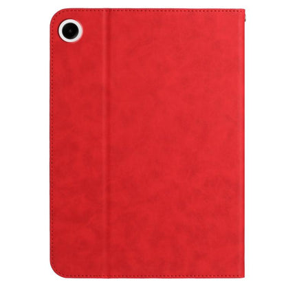 For Samsung Galaxy Tab A11 / A9 Multifunctional Wristband Leather Tablet Case(Red) by bashfashion