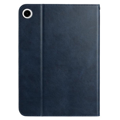 For Samsung Galaxy Tab A11 / A9 Multifunctional Wristband Leather Tablet Case(Dark Blue) by bashfashion