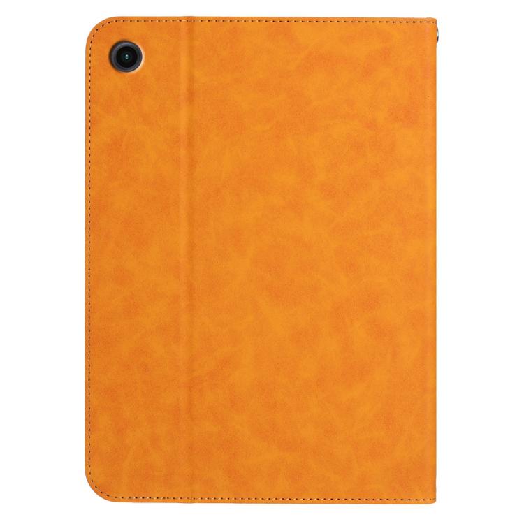 For Samsung Galaxy Tab A11+ / A9+ Multifunctional Wristband Leather Tablet Case(Yellow) by bashfashion