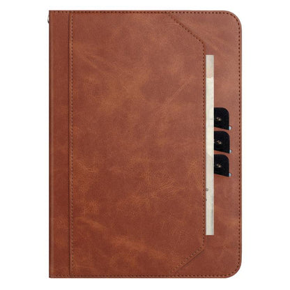 For Samsung Galaxy Tab S6 Lite 10.4 Multifunctional Wristband Leather Tablet Case(Brown) by bashfashion