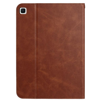 For Samsung Galaxy Tab S6 Lite 10.4 Multifunctional Wristband Leather Tablet Case(Brown) by bashfashion