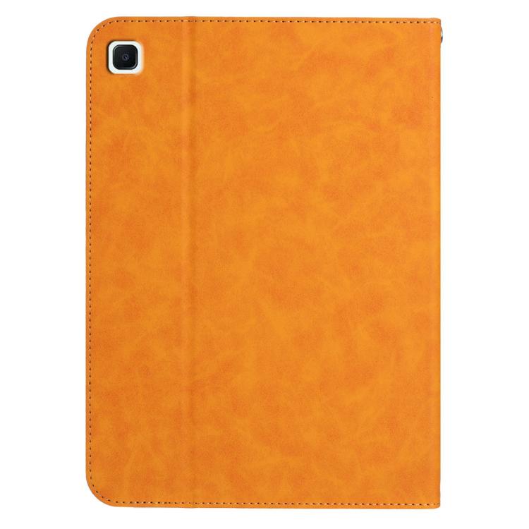 For Samsung Galaxy Tab S6 Lite 10.4 Multifunctional Wristband Leather Tablet Case(Yellow) by bashfashion