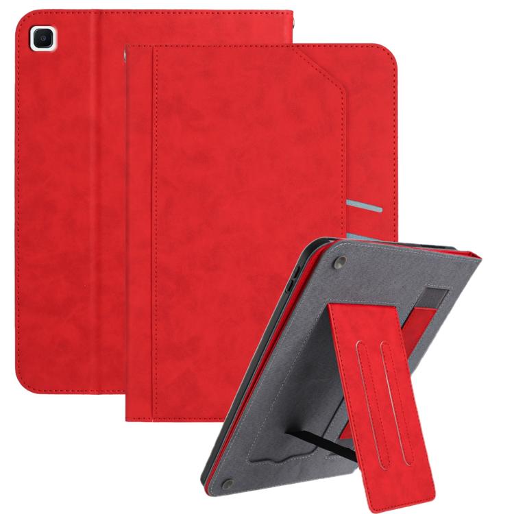 For Samsung Galaxy Tab S6 Lite 10.4 Multifunctional Wristband Leather Tablet Case(Red) by bashfashion
