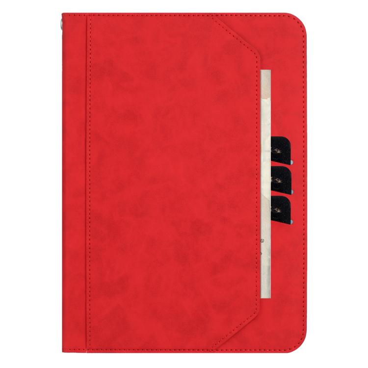 For Samsung Galaxy Tab S6 Lite 10.4 Multifunctional Wristband Leather Tablet Case(Red) by bashfashion