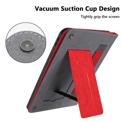 For Samsung Galaxy Tab S6 Lite 10.4 Multifunctional Wristband Leather Tablet Case(Red) by bashfashion