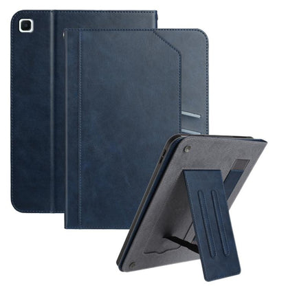 For Samsung Galaxy Tab S6 Lite 10.4 Multifunctional Wristband Leather Tablet Case(Dark Blue) by bashfashion
