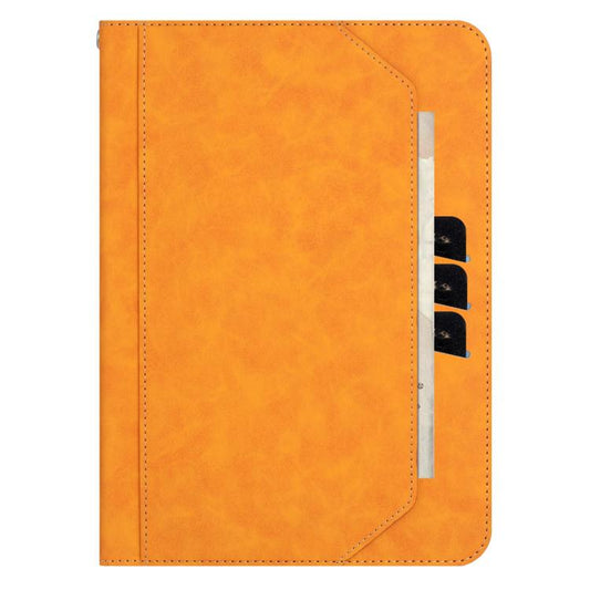 For Samsung Galaxy Tab S10 FE+ Multifunctional Wristband Leather Tablet Case(Yellow) by bashfashion