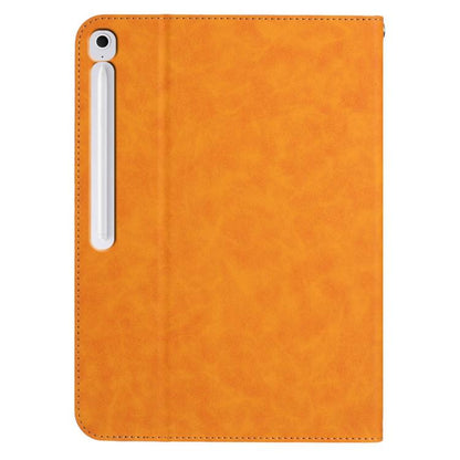 For Samsung Galaxy Tab S10 FE+ Multifunctional Wristband Leather Tablet Case(Yellow) by bashfashion