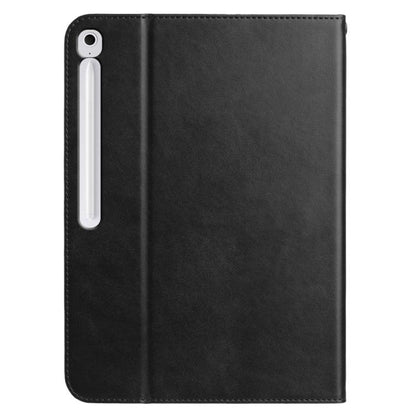 For Samsung Galaxy Tab S10 FE+ Multifunctional Wristband Leather Tablet Case(Black) by bashfashion