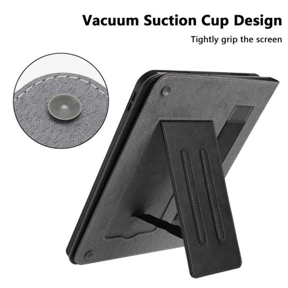 For Samsung Galaxy Tab S10 FE+ Multifunctional Wristband Leather Tablet Case(Black) by bashfashion