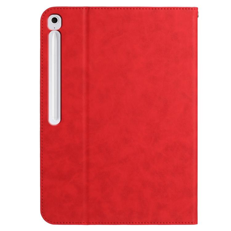 For Samsung Galaxy Tab S10 FE+ Multifunctional Wristband Leather Tablet Case(Red) by bashfashion
