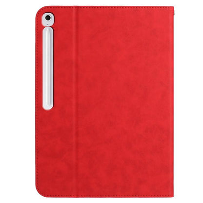 For Samsung Galaxy Tab S10 FE+ Multifunctional Wristband Leather Tablet Case(Red) by bashfashion