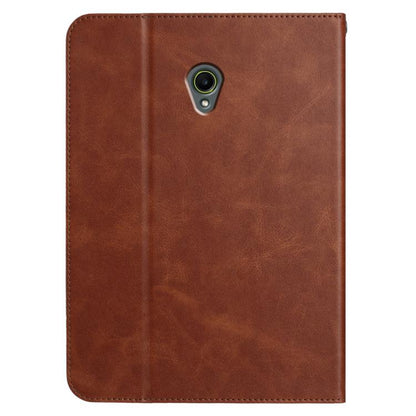 For Samsung Galaxy Tab Active5 2024 Multifunctional Wristband Leather Tablet Case(Brown) by bashfashion