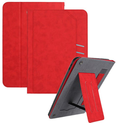 For Samsung Galaxy Tab Active5 2024 Multifunctional Wristband Leather Tablet Case(Red) by bashfashion