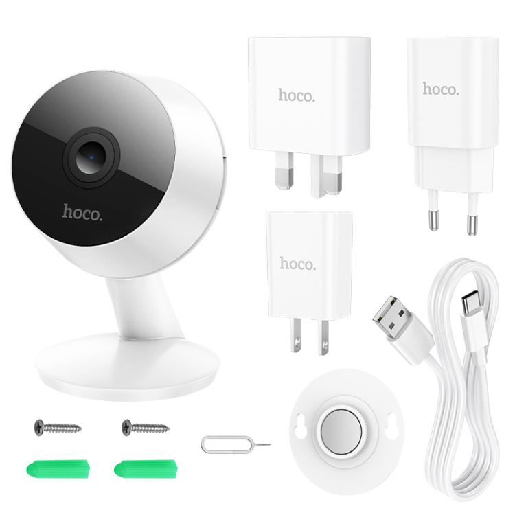 hoco D3 3MP 2.4G WiFi Indoor Card HD Camera(UK Plug) by hoco