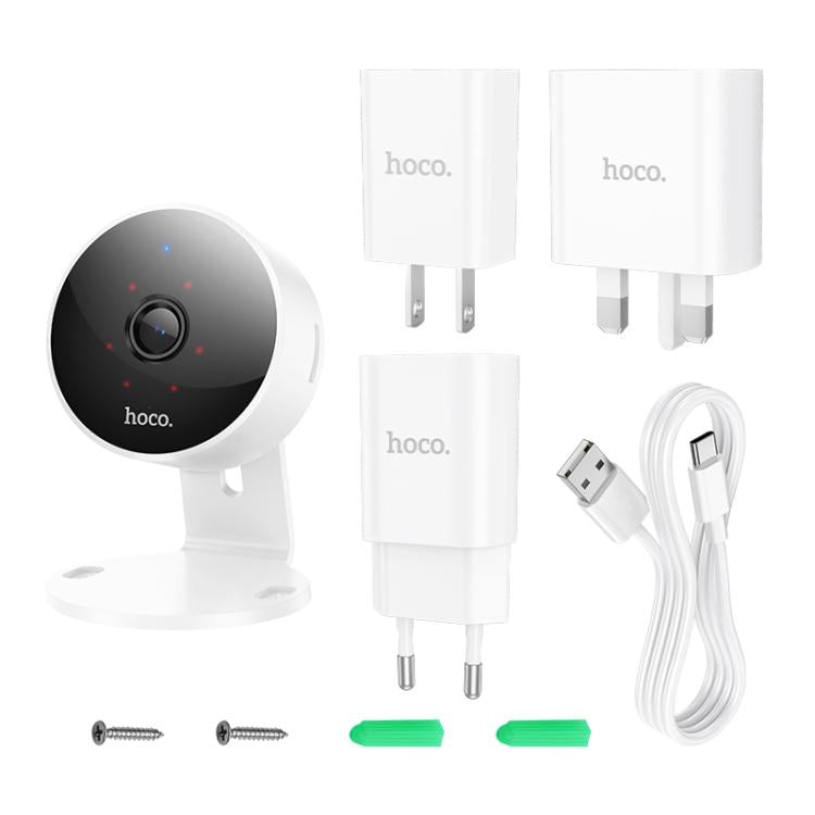 hoco D7 4MP 2.4G WiFi IP54 Indoor Card HD Camera(EU Plug) by hoco
