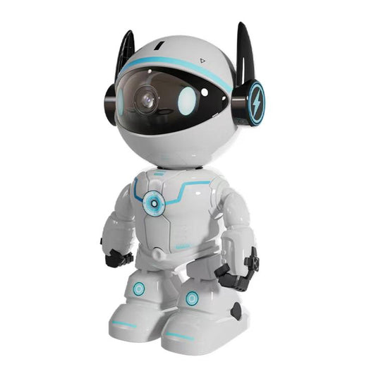 ESCAM PT205 5G WiFi Smart Robot Wireless AI Automatic Tracking Camera, Two Way Audio / Night Nersion, Plug:UK Plug(White) by ESCAM