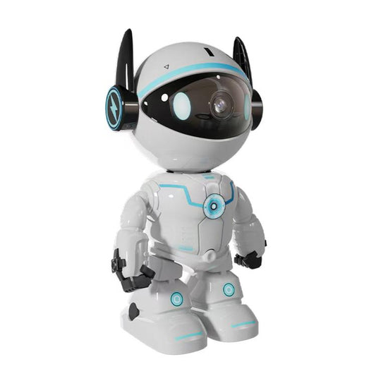 ESCAM PT205 5G WiFi Smart Robot Wireless AI Automatic Tracking Camera, Two Way Audio / Night Nersion, Plug:AU Plug(White) by ESCAM