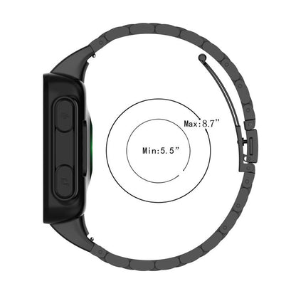 For Garmin Fenix 8/7X/6X/5X 26mm xDfind Three Beads Quick Release Metal Watch Band(Black) by xDfind