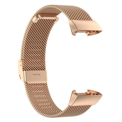 For Fitbit Charge 4 / 3 xDfind Milanese Metal Buckle Watch Band(Rose Gold) by xDfind