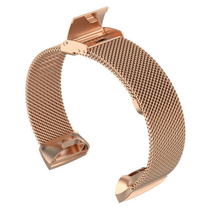 For Fitbit Charge 4 / 3 xDfind Milanese Metal Buckle Watch Band(Rose Gold) by xDfind