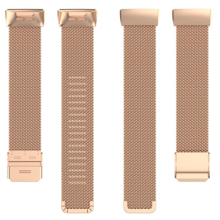 For Fitbit Charge 4 / 3 xDfind Milanese Metal Buckle Watch Band(Rose Gold) by xDfind