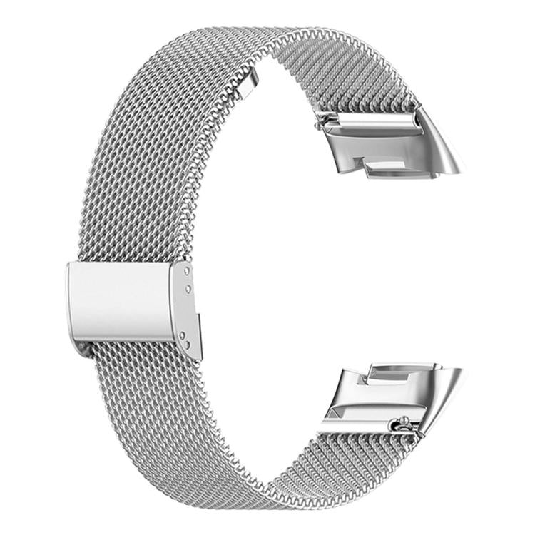 For Fitbit Charge 6 / 5 xDfind Milanese Metal Buckle Watch Band(Silver) by xDfind