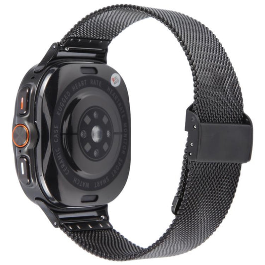 For Samsung Galaxy Watch Ultra 47mm / Ultra 2025 xDfind Milanese Metal Buckle Watch Band(Black) by xDfind