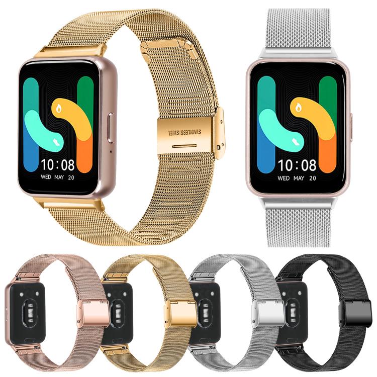 For Samsung Galaxy Watch Ultra 47mm / Ultra 2025 xDfind Milanese Metal Buckle Watch Band(Gold) by xDfind