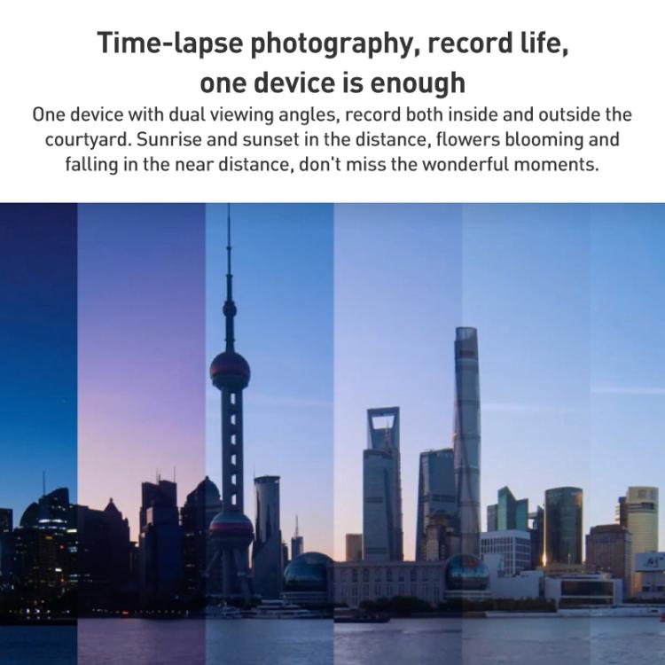 Original Xiaomi Outdoor Camera 4 MJSXJ10HL Dual 5MP 3K Ultra HD IP66 Waterproof(White) by Xiaomi