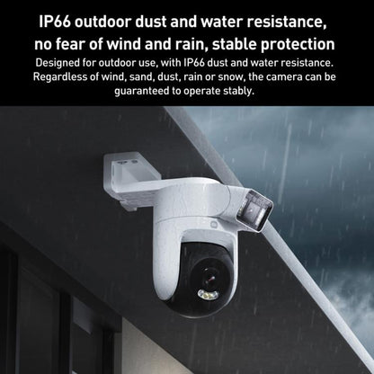 Original Xiaomi Outdoor Camera 4 MJSXJ10HL Dual 5MP 3K Ultra HD IP66 Waterproof(White) by Xiaomi