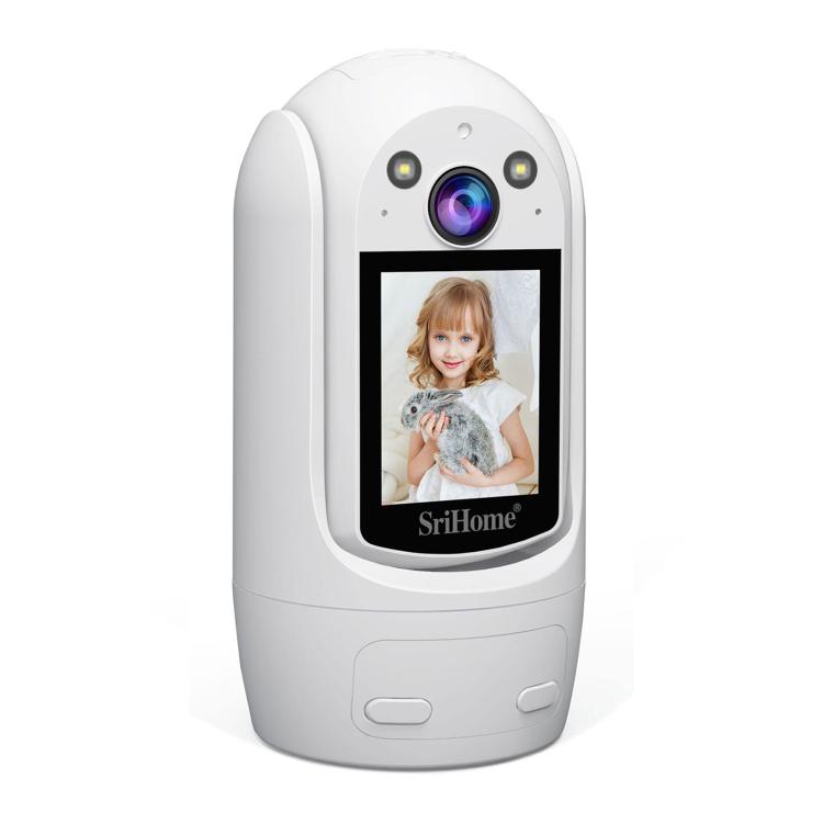 SriHome SH060 2MP 2.4 inch IPS Screen Smart IP Camera Supports Two-way Video Voice Call(US Plug) by SriHome
