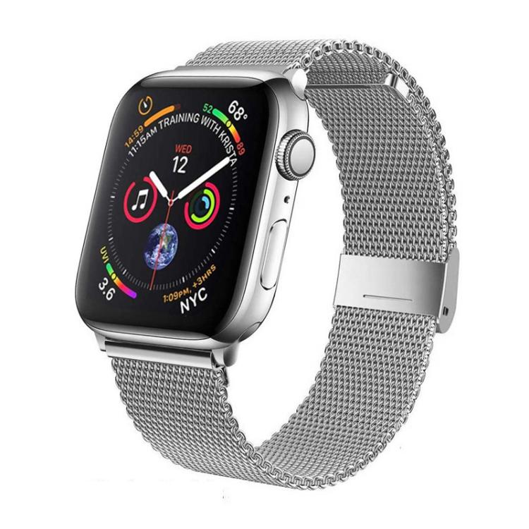 For Apple Watch 38 / 40 / 41 / S10 42mm xDfind Milanese Buckle Metal Watch Band(Silver) by xDfind