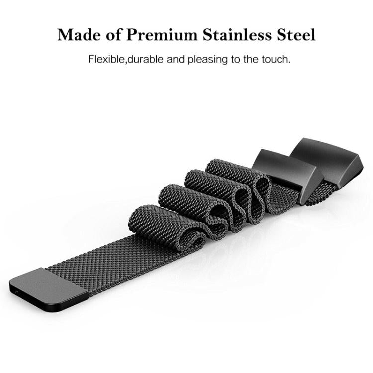 For Fitbit Charge 3 / 4 xDfind Milanese Magnetic Stainless Steel Watch Band(Silver) by xDfind