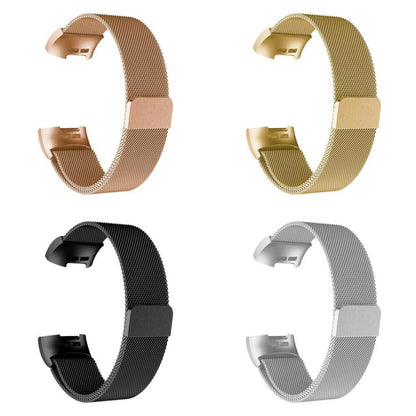 For Fitbit Charge 3 / 4 xDfind Milanese Magnetic Stainless Steel Watch Band(Rose Gold) by xDfind