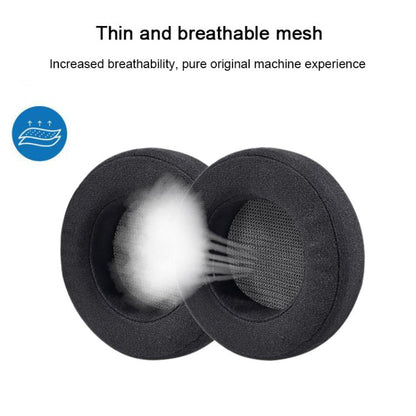 2pcs Velvet Replacement Earpads For AKG K612 / K712(Grey) by bashfashion