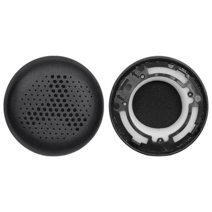 2pcs Protein Leather Replacement Earpads For AKG Y500(Black + Black Mesh) by bashfashion