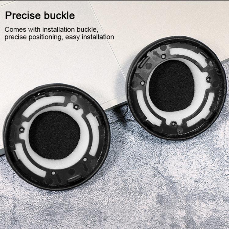 2pcs Protein Leather Replacement Earpads For AKG Y500(Black + Pink Mesh) by bashfashion