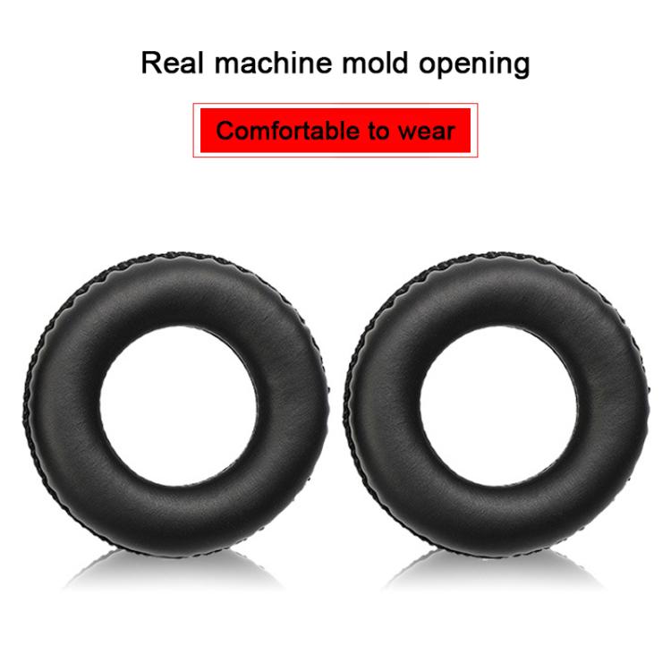 2pcs Protein Leather Replacement Earpads For AKG K240 MKII / K270(Black) by bashfashion