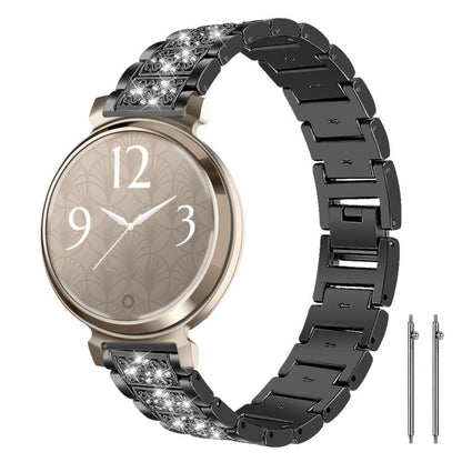 14mm For Garmin Lily 2 xDfind Diamond Jewelry Steel Watch Band(Black) by xDfind
