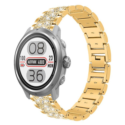 20mm For COROS APEX 2 42mm / PACE 2 xDfind Diamond Jewelry Steel Watch Band(Gold) by xDfind