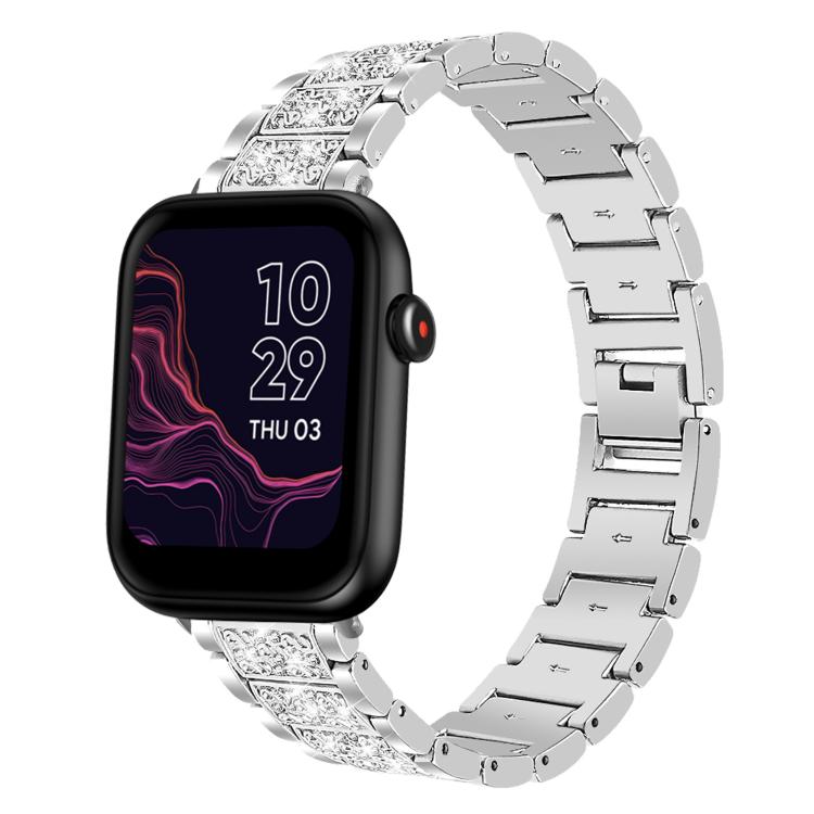 20mm For Ticwatch GTH / E3 / E / 2 xDfind Diamond Jewelry Steel Watch Band(Silver) by xDfind